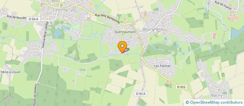 localisation de l'entreprise SCI BOUTON D'OR  CYSOING