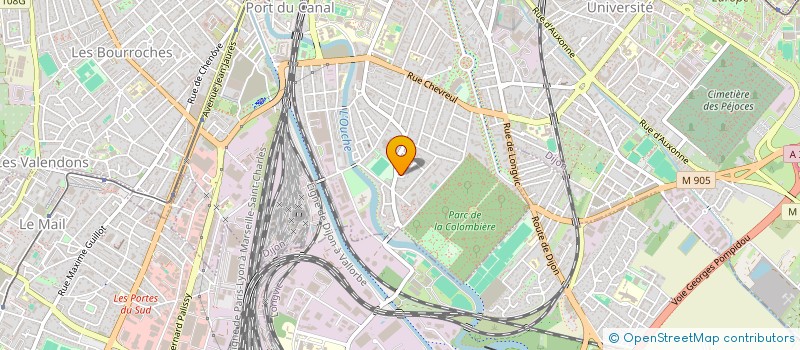 localisation de l'entreprise SCI BOUTON D OR DES ESSARTS à DIJON