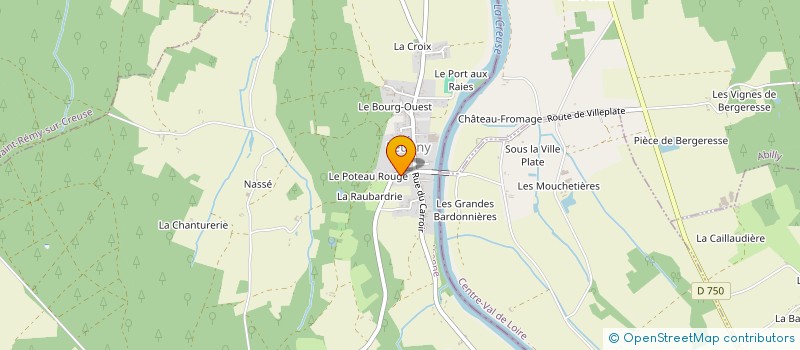 localisation de l'entreprise SCI BOUTONS à INGRANDES