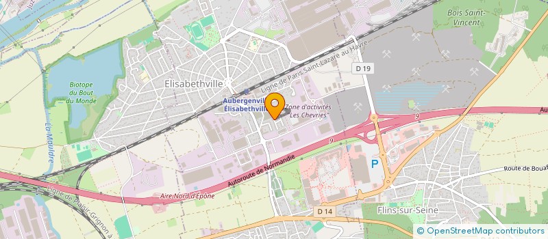 localisation de l'entreprise SCI BOUTOUGHA 2  AUBERGENVILLE