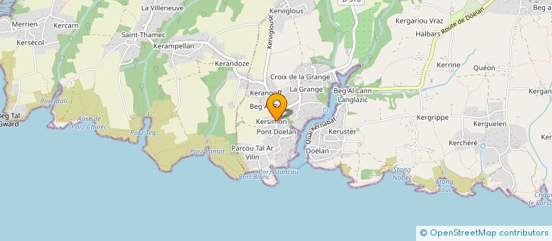 localisation de l'entreprise SCI BOUTREUX LEMAOUT  CLOHARS-CARNOET