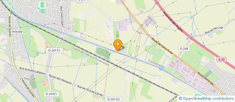 localisation de l'entreprise SCI BOUTRIQ  COULOGNE