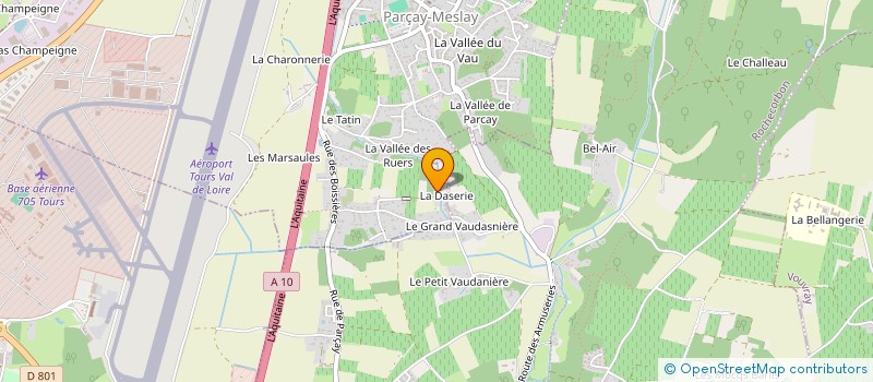 localisation de l'entreprise SCI BOUTROT  PARCAY-MESLAY