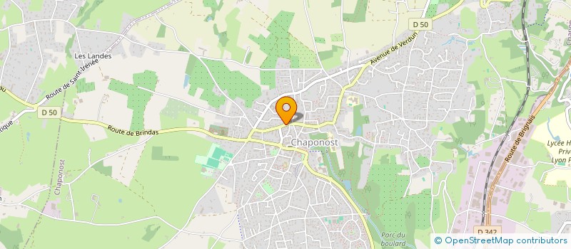 localisation de l'entreprise SCI BOUTRY-CHAMPAGNE  CHAPONOST