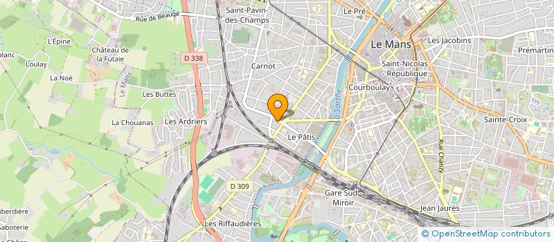 localisation de l'entreprise SCI BOUTTIER  LE MANS