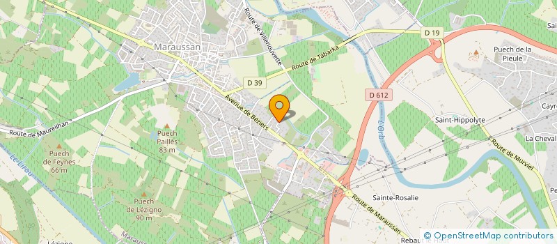 localisation de l'entreprise SCI BOUTY  MARAUSSAN