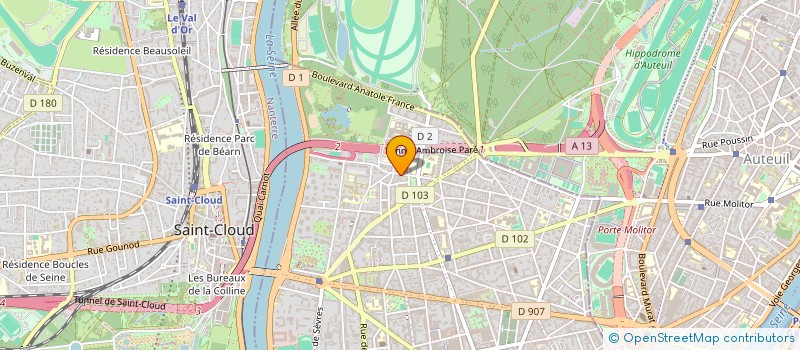 localisation de l'entreprise SCI BOUVAY à PARIS