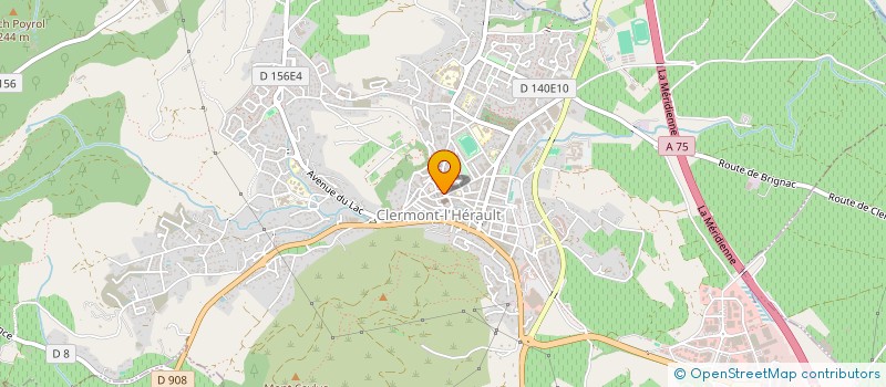 localisation de l'entreprise SCI BOUVEL  CLERMONT-L'HERAULT