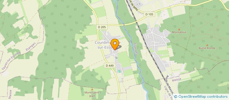 localisation de l'entreprise SCI BOUVER  COURDIMANCHE-SUR-ESSONNE