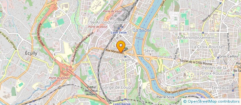 localisation de l'entreprise SCI BOUVET  LYON