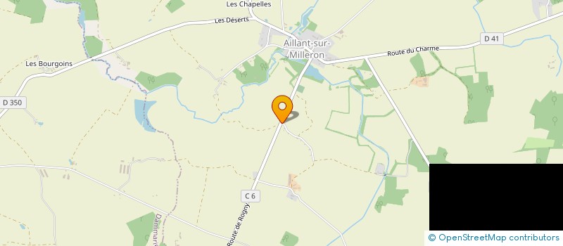localisation de l'entreprise SCI BOUVET LUCIEN ET FILS à AILLANT-SUR-MILLERON