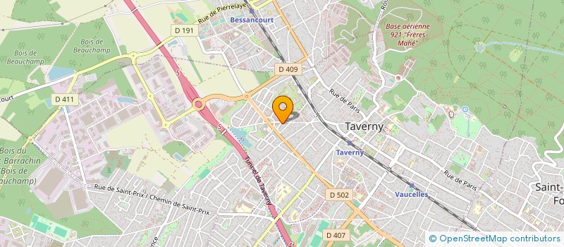 localisation de l'entreprise SCI BOUVIER  TAVERNY