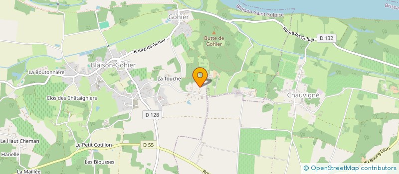 localisation de l'entreprise SCI BOUVIER  LES GARENNES SUR LOIRE