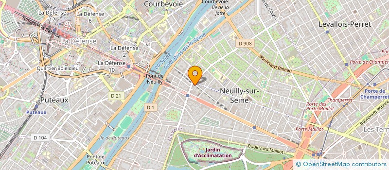 localisation de l'entreprise SCI BOUVIER-INVESTISSEMENT à NEUILLY-SUR-SEINE