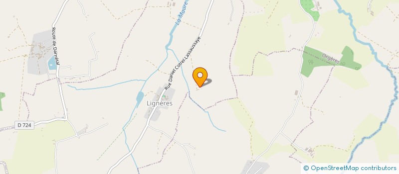 localisation de l'entreprise SCI BOUVIER LIGNERES à LIGNERES
