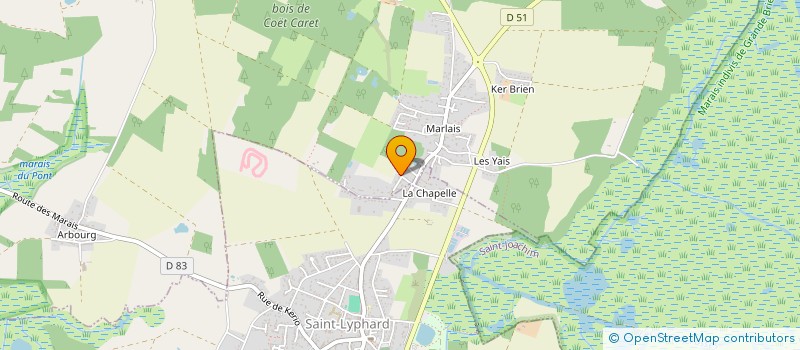 localisation de l'entreprise SCI BOUVIMMO à HERBIGNAC
