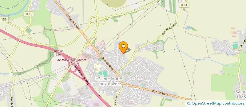 localisation de l'entreprise SCI BOUVREUILS  SAINTE-MARIE-AUX-CHENES