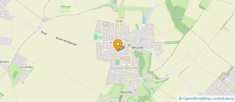 localisation de l'entreprise SCI BOUVROT  BIEVILLE-BEUVILLE