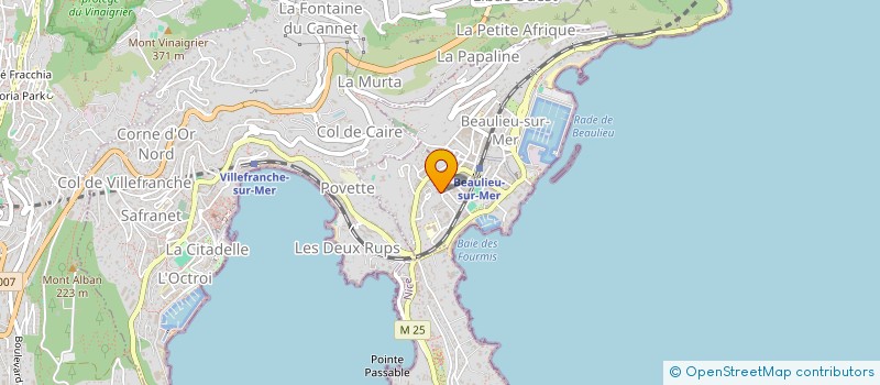 localisation de l'entreprise SCI BOUWIL à BEAULIEU-SUR-MER