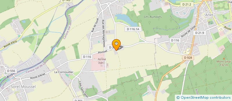 localisation de l'entreprise SCI BOUX à SAUSSAY