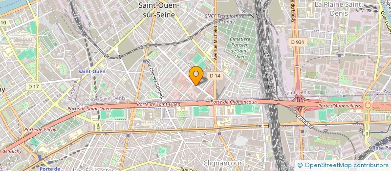 localisation de l'entreprise SCI BOUYA à SAINT-OUEN-SUR-SEINE