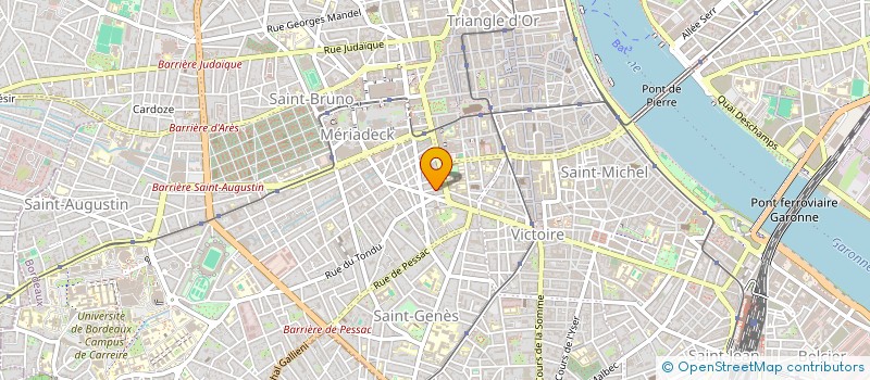 localisation de l'entreprise SCI BOUYE BOUSCAT à BORDEAUX