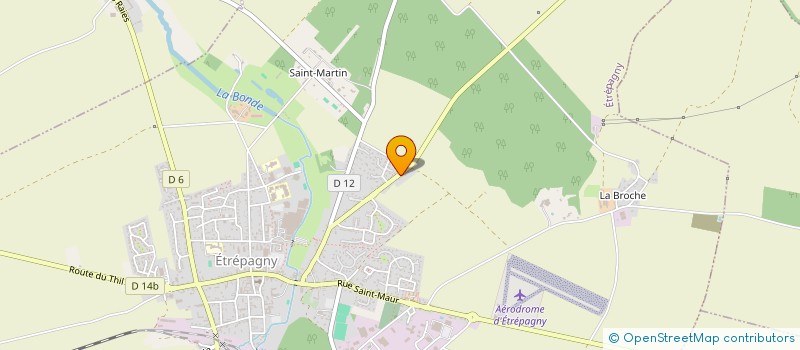 localisation de l'entreprise SCI BOUYER REAL ESTATE INVESTMENT  ETREPAGNY