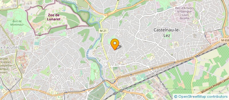 localisation de l'entreprise SCI BOUYSSOU-COSTE  CASTELNAU-LE-LEZ
