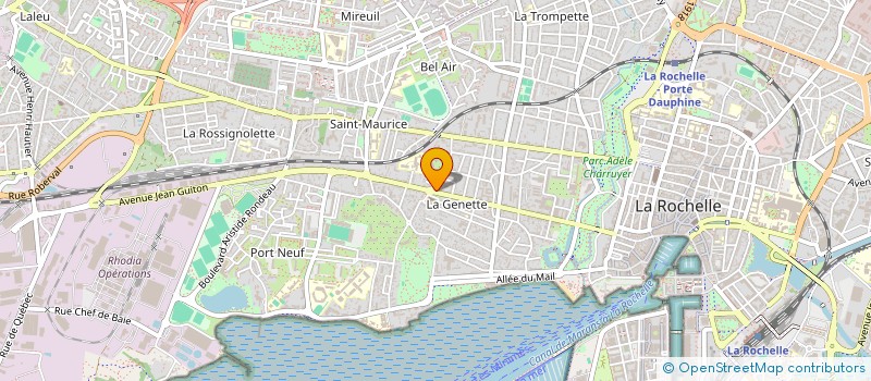 localisation de l'entreprise SCI BOUZANS-NOIRET  LA ROCHELLE