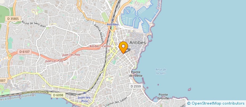 localisation de l'entreprise SCI BOUZAREAH à ANTIBES