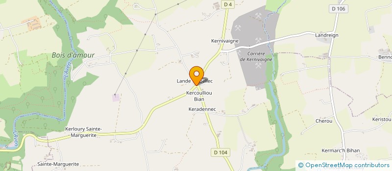 localisation de l'entreprise SCI BOUZIANE  RIEC-SUR-BELON