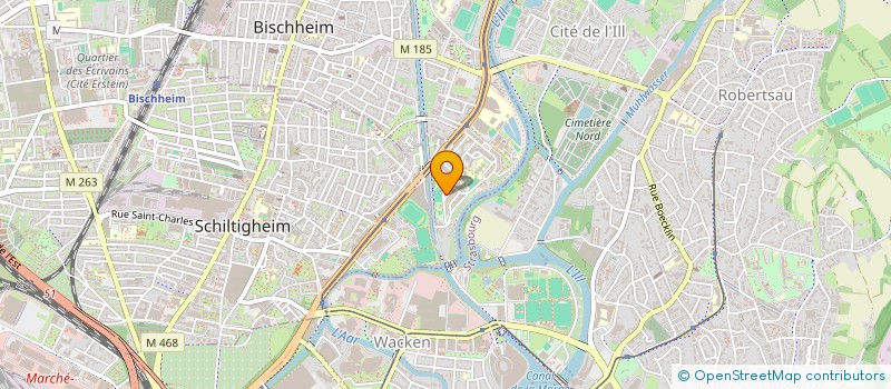 localisation de l'entreprise SCI BOUZID  SCHILTIGHEIM