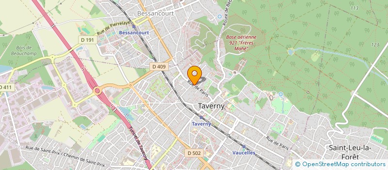 localisation de l'entreprise SCI BOUZIDI  TAVERNY