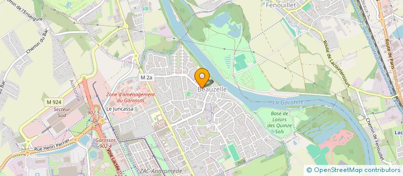 localisation de l'entreprise SCI BOUZIGNAC  BEAUZELLE