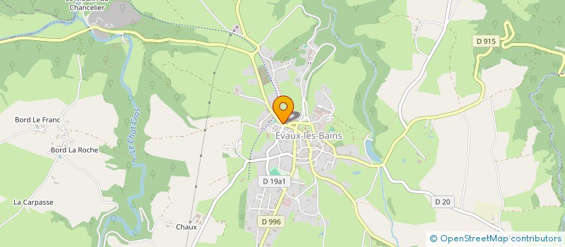 localisation de l'entreprise SCI BOUZON  EVAUX-LES-BAINS
