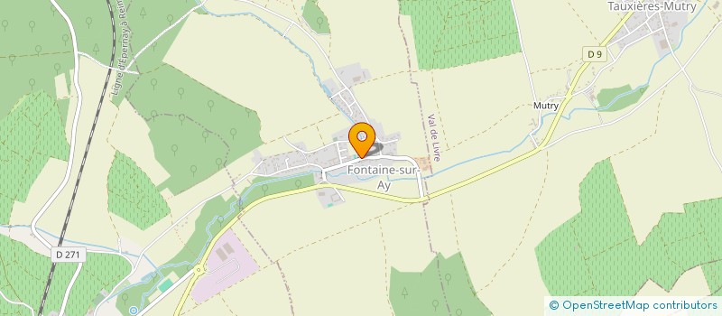 localisation de l'entreprise SCI BOUZY FOOD  FONTAINE-SUR-AY