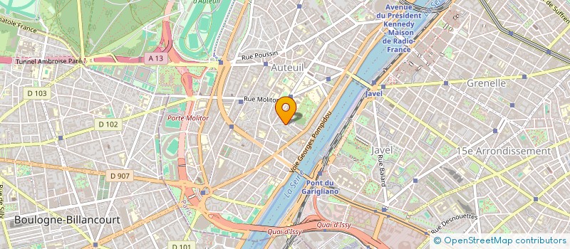 localisation de l'entreprise SCI BOVARY  PARIS 16