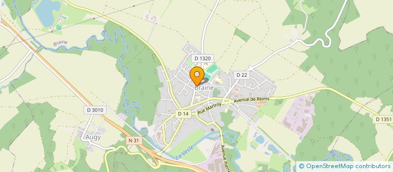 localisation de l'entreprise SCI BOVE  BRAINE