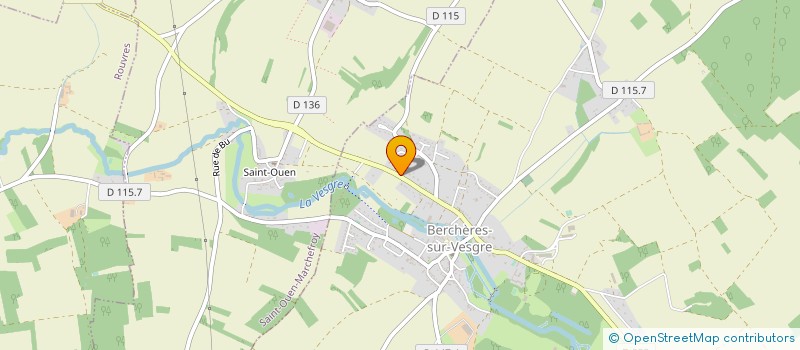 localisation de l'entreprise SCI BOVE VITRAC à BERCHERES-SUR-VESGRE