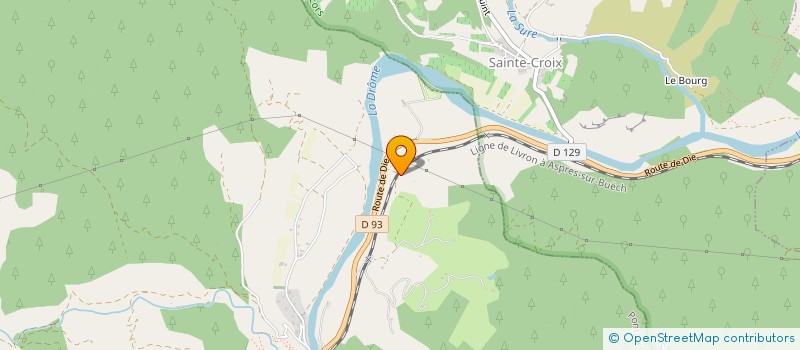 localisation de l'entreprise SCI BOVET  PONTAIX