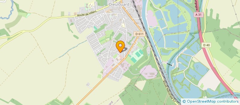 localisation de l'entreprise SCI BOVI  DIEULOUARD