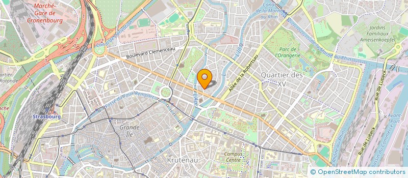 localisation de l'entreprise SCI BOWLCART  STRASBOURG