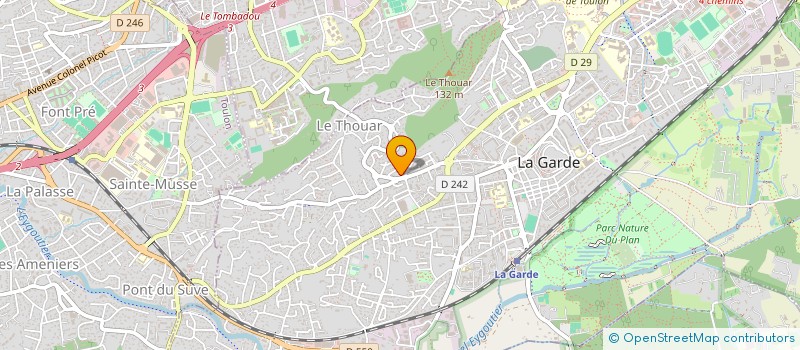 localisation de l'entreprise SCI BOWLING STAR 64 à LA GARDE