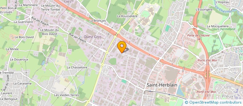 localisation de l'entreprise SCI BOX 44  SAINT-HERBLAIN