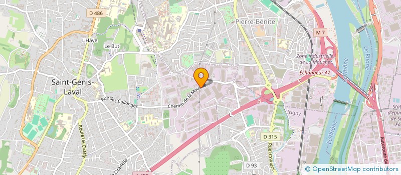 localisation de l'entreprise SCI BOX 63  SAINT-GENIS-LAVAL