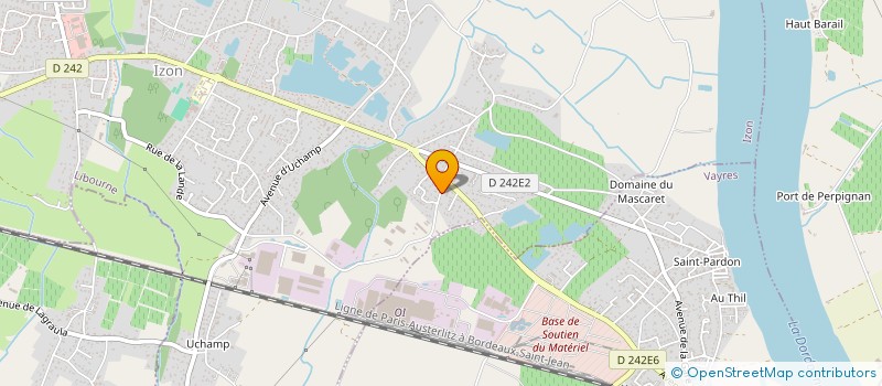 localisation de l'entreprise SCI BOX 78  IZON