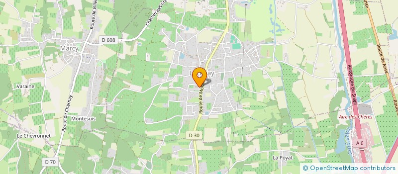 localisation de l'entreprise SCI BOX L2O  LUCENAY