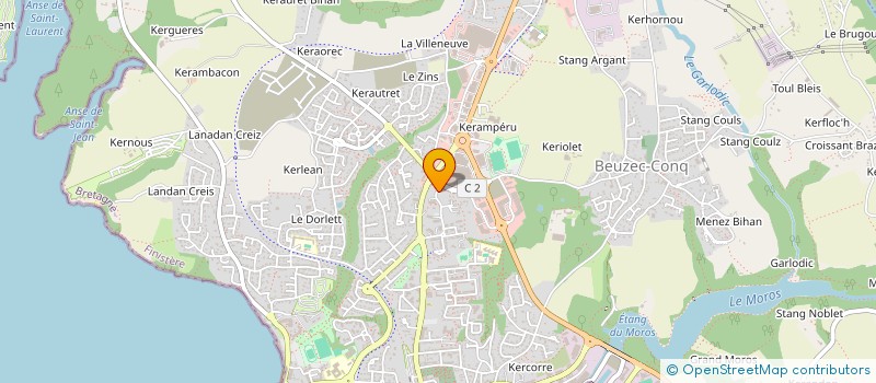 localisation de l'entreprise SCI BOX SERVICE  CONCARNEAU