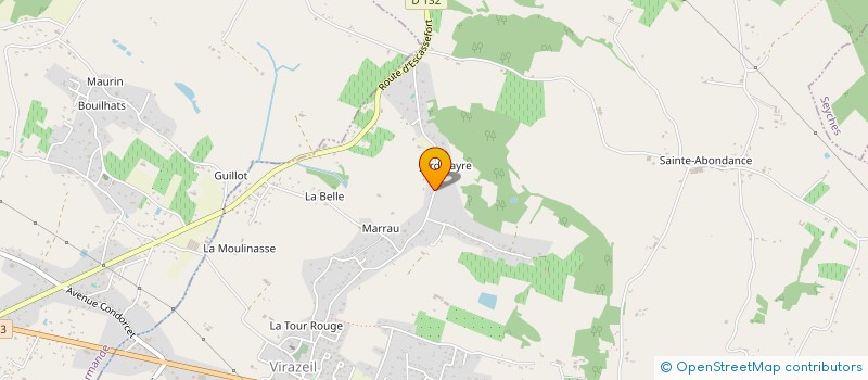 localisation de l'entreprise SCI BOXER  MARMANDE