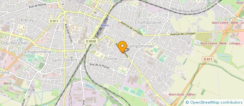 localisation de l'entreprise SCI BOXER GARAGE  NIORT